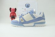 Louis Vuitton LV Monogram White Blue Sneaker