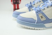 Louis Vuitton LV Monogram White Blue Sneaker