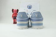 Louis Vuitton LV Monogram White Blue Sneaker