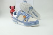 Louis Vuitton LV Monogram White Blue Sneaker